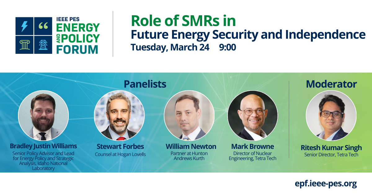 Role of SMRs March 24 at 9:00